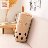 Funny Food Boba Tea Plush – A Sip of Cuteness & Laughter! Pillow Kawaii Snuggle