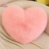 Long Plush Heart Stuffed Pillow: A Loveable Gift for Any Occasion Pink Heart 40cm Kawaii Snuggle