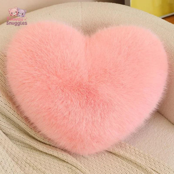 Long Plush Heart Stuffed Pillow: A Loveable Gift for Any Occasion Pink Heart 40cm Kawaii Snuggle