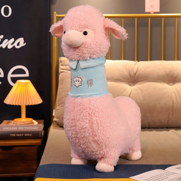 50/70/100cm Alpaca Pillow Plush Toy Stuffed Plush Sheep Llama Doll Animal Toys for Kids Soft Cushion Home Baby Birthday Gift