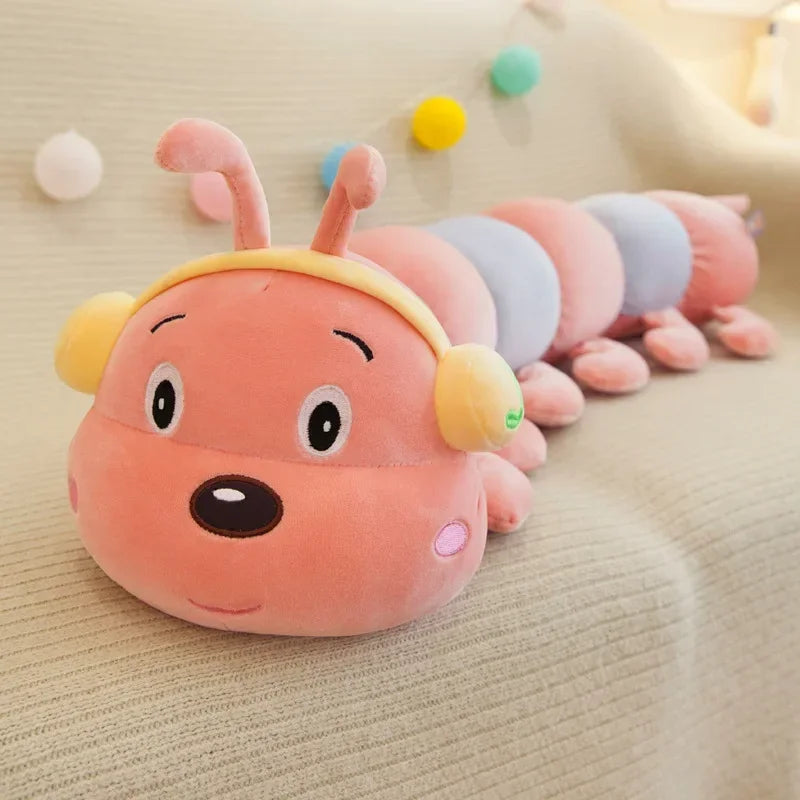 Colorful Cartoon Caterpillar Plush Toy Doll Soft Comfy Insect Pillow Cotton