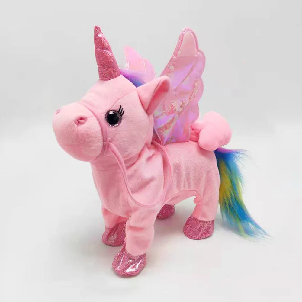 Plush Unicorn Toys for Girls Kids Walking Talking Plush Electric with Music Toy 35cm – A Magical Journey of Fun