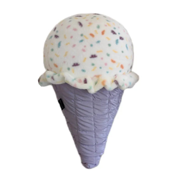 Sweeten Your Space with the Cartoon Ice-Cream Cone Plush Pillow