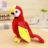 Lifelike Rio Macaw Parrot Plush Toy Red Kawaii Snuggle