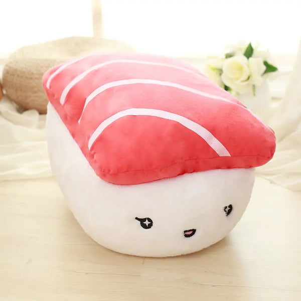 Stuffed Tuna Sushi Pillow – A Cozy Slice of Japan for Your Heart and Home