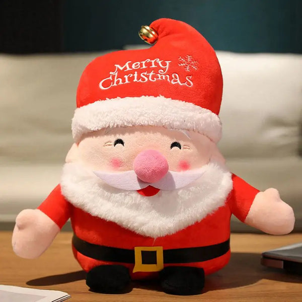 Lovely Santa Claus & Elk Plush Toys Stuffed Animal Doll Christmas Gifts