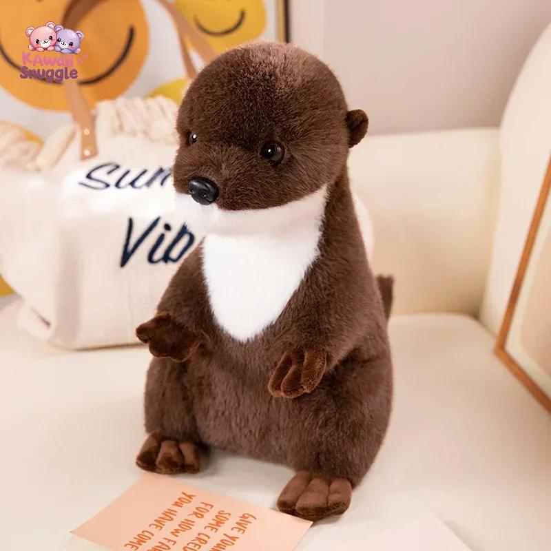 Plush Otter Toys Soft Stuffed Animal – Your Adorable River Buddy Sit Otter Kawaii Snuggle