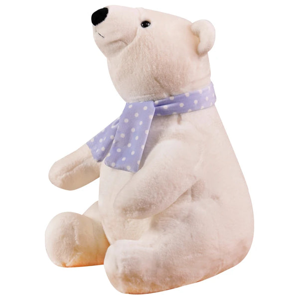 Lovely Polar Bear Plush Toys Cute Soft White Bears With Scarf Dolls
