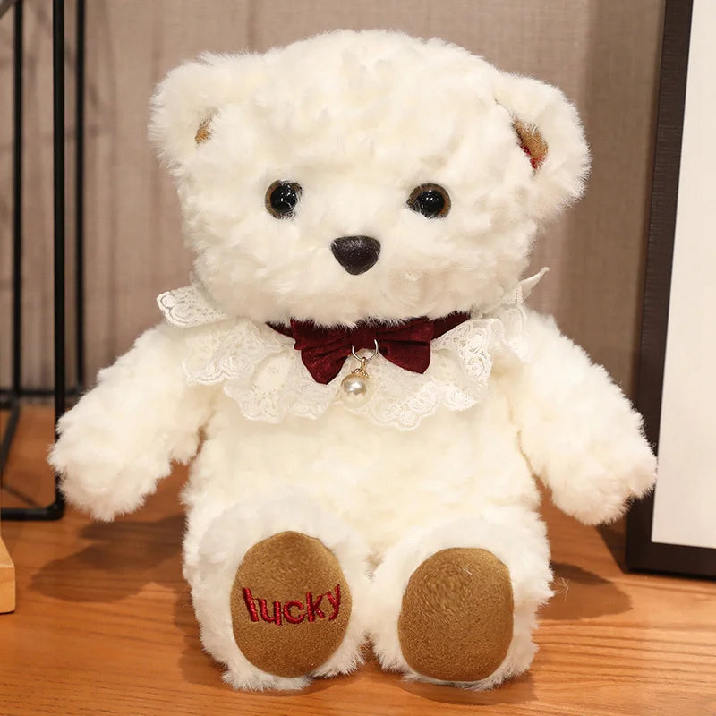 Kawaii Pure White Teddy Bear – The Bear Hug Every Girl Dreams Of