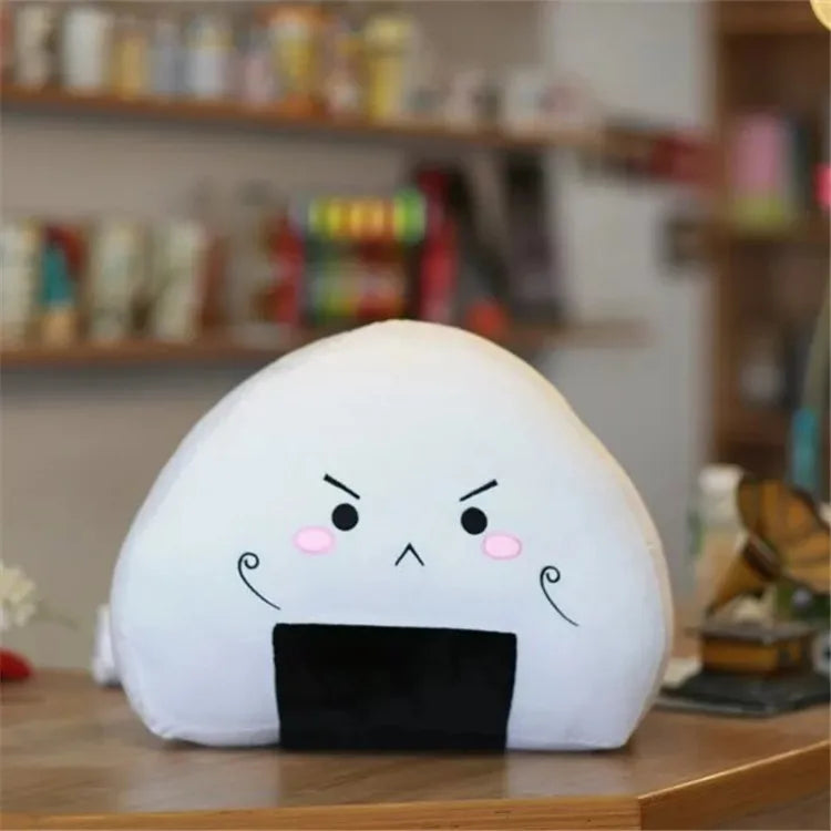 Kawaii Soft Rice Ball Cushion – A Tiny Slice of Cozy Japan