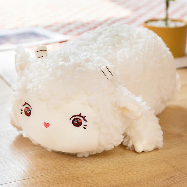 40/60/80CM Lovely Fluffy Alpaca Plush Pillow Toys Stuffed Soft Animal Sheep Cushion for Children Girls Appease Birthday Gift