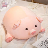 Squishy Pink Fatty Piggy Plush Toy awake Kawaii Snuggle