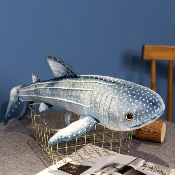 Blue Shark Plush Toy – Dive into the Deep with a Cuddly Twist