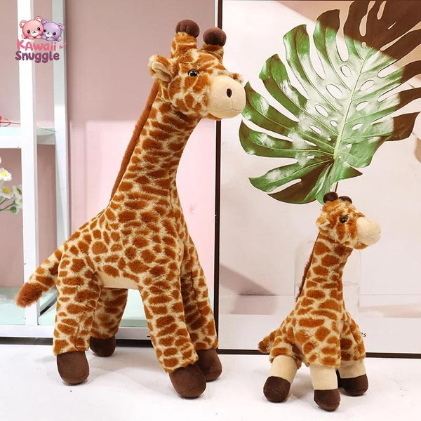 Simulation Giraffe Plush Toys: A Tall and Soft Companion brown Kawaii Snuggle