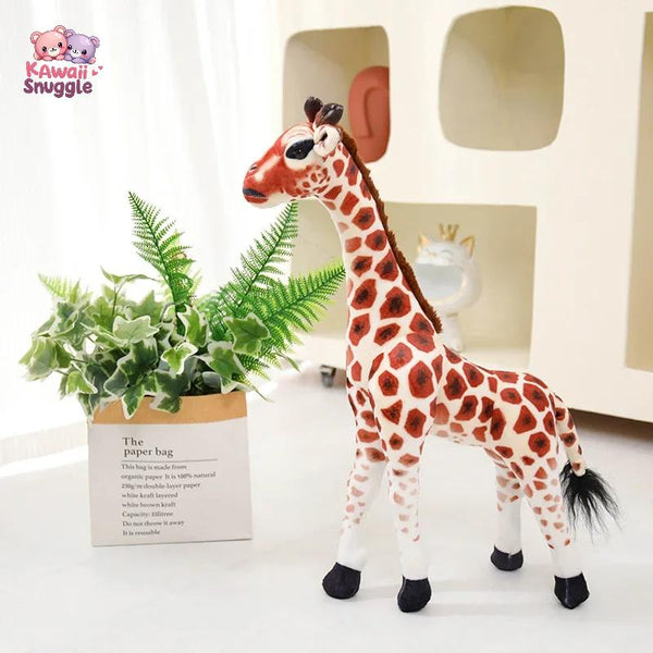 New Giraffe Plush Toys: A Tall Friend for Your Kids brown white Kawaii Snuggle