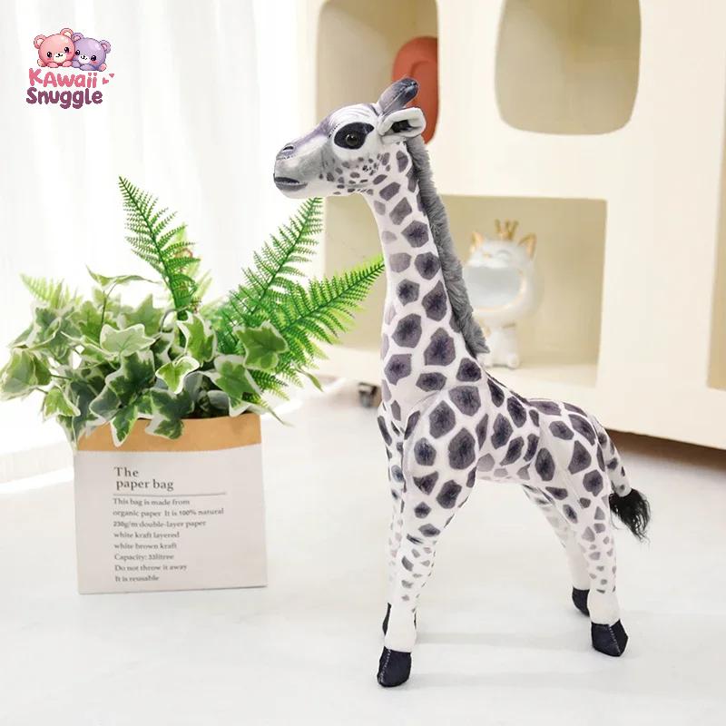 New Giraffe Plush Toys: A Tall Friend for Your Kids gray white Kawaii Snuggle