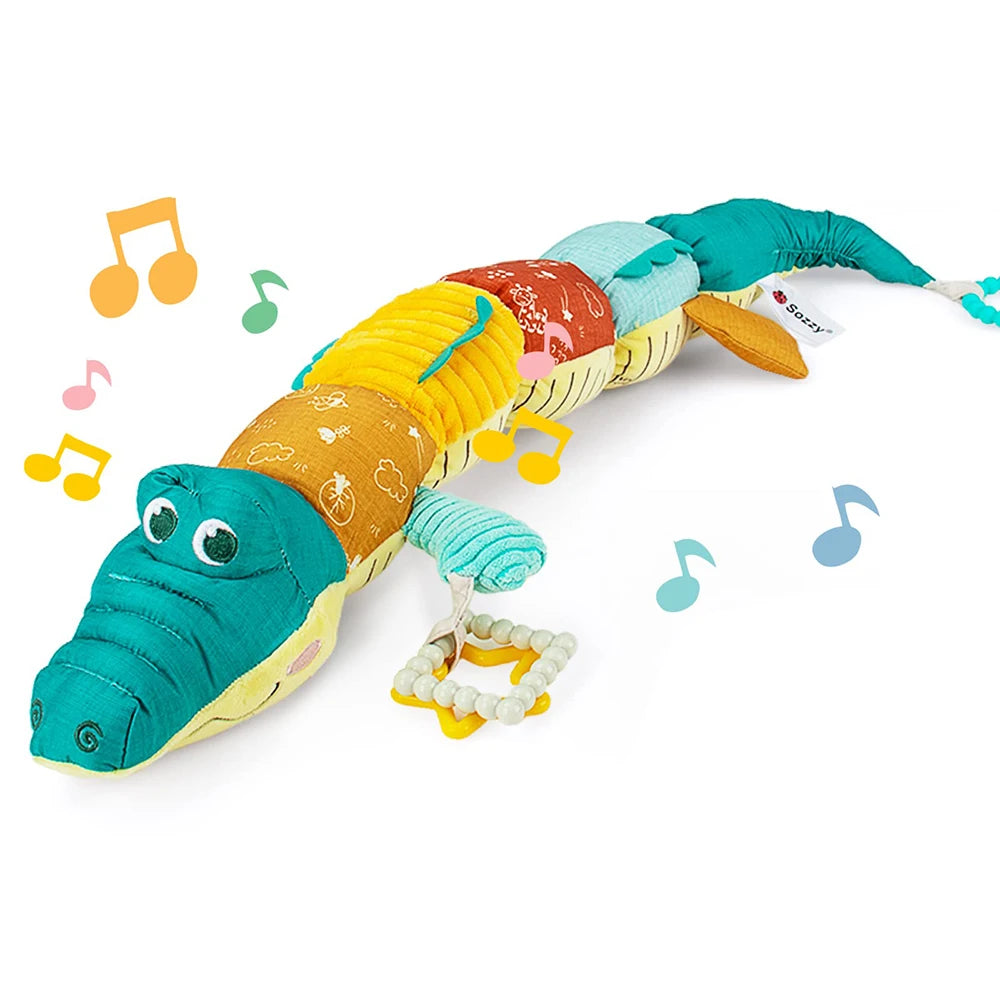 Baby Rattle Musical Caterpillar Worm Soft Infant Plush Toys – Sensory Fun Wrapped in Gentle Smiles