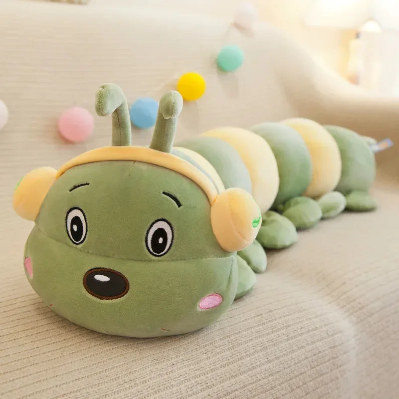Colorful Cartoon Caterpillar Plush Toy Doll Soft Comfy Insect Pillow Cotton