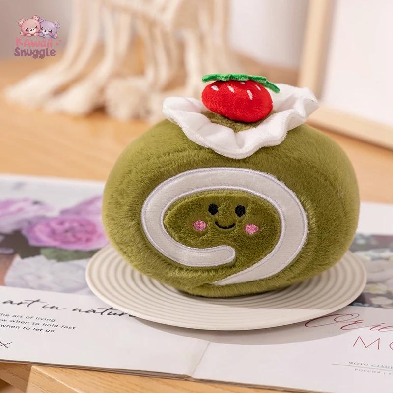 Colorful Cake Plush Pillow Toys – A Sweet Treat for Cozy Moments green 14cmX10cm Kawaii Snuggle