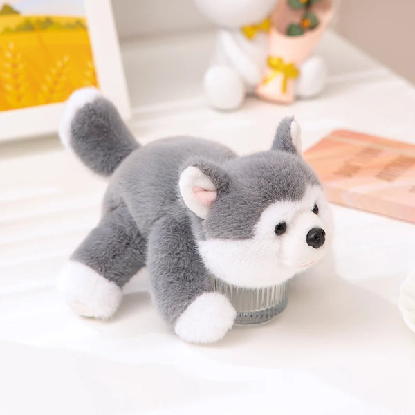 Kawaii Plush Dolls Raccoon Bear Lovely Lying Animal Pillow Cartoon Toy