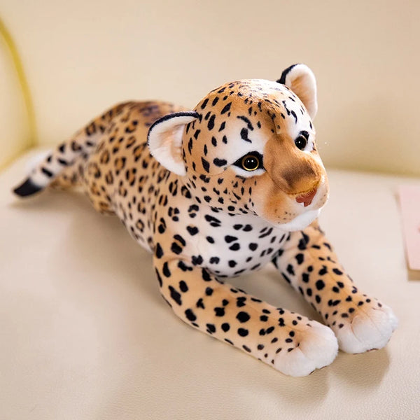 50cm Simulation Tiger Leopard Plush Cartoon Toys Home Decor Stuffed Cute Animals Dolls Soft Real Like Pillow for Kids Boys Gift