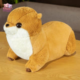 Cute Lutra Plush Toys – Your Adorable Otter Companion! light brown Kawaii Snuggle