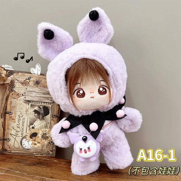 Dolls Accessories Fit Plush Stuffed Cotton Doll Lolita Campus Style