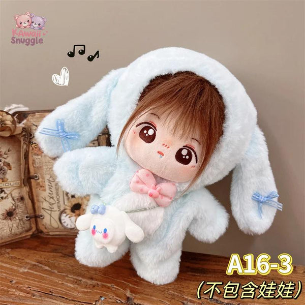 Doll Clothes for Idol Dolls – Lolita Campus Style Suit only clothes-3 fit 20cm Idol Doll Kawaii Snuggle