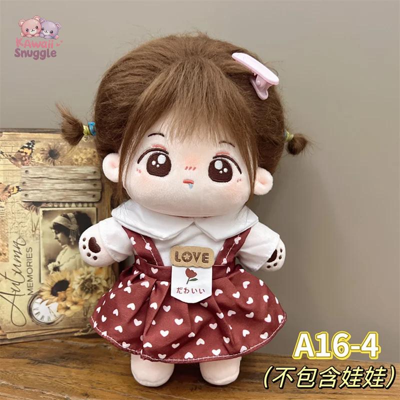 Doll Clothes for Idol Dolls – Lolita Campus Style Suit only clothes-4 fit 20cm Idol Doll Kawaii Snuggle