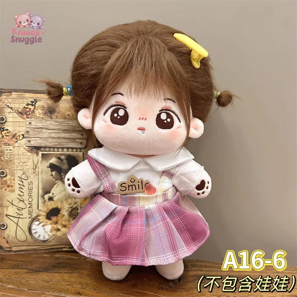 Doll Clothes for Idol Dolls – Lolita Campus Style Suit only clothes-6 fit 20cm Idol Doll Kawaii Snuggle