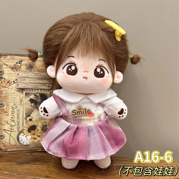 Dolls Accessories Fit Plush Stuffed Cotton Doll Lolita Campus Style