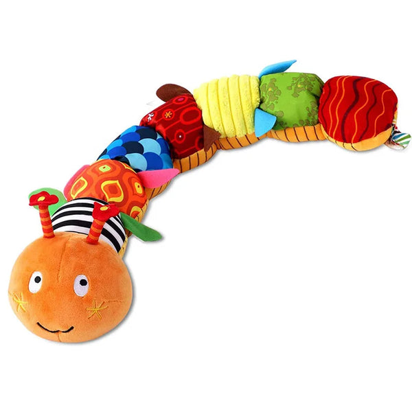 Baby Rattle Musical Caterpillar Worm Soft Infant Plush Toys – Sensory Fun Wrapped in Gentle Smiles