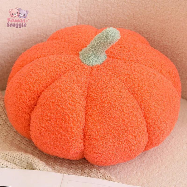 Nordic Halloween Soft Pumpkin Plush – A Cozy Autumn Companion orange Kawaii Snuggle