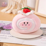 Colorful Cake Plush Pillow Toys – A Sweet Treat for Cozy Moments pink 14cmX10cm Kawaii Snuggle