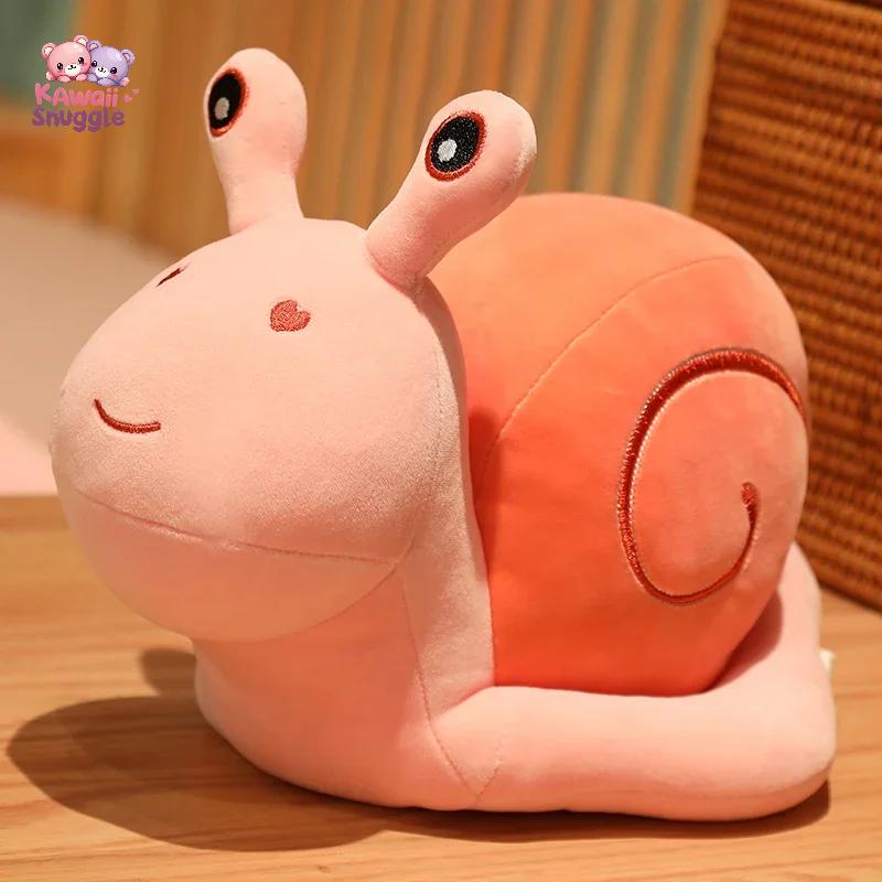 Lovely Snails Plush Toys: A Soft & Sweet Gift for Kids red Kawaii Snuggle