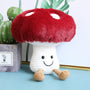 Cute Vegetable Plush Toys Stuffed Plant Plush Mushroom Toy for Kids Soft Mushroom