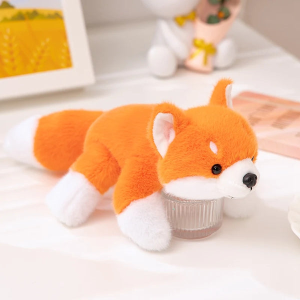Kawaii Plush Dolls Raccoon Bear Lovely Lying Animal Pillow Cartoon Toy