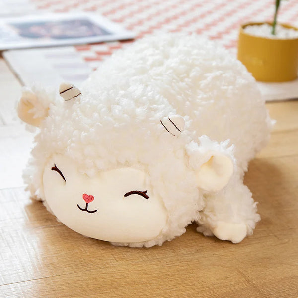 40/60/80CM Lovely Fluffy Alpaca Plush Pillow Toys Stuffed Soft Animal Sheep Cushion for Children Girls Appease Birthday Gift