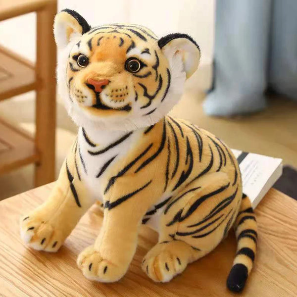 New Animal Doll Lifelike Leopard & Lion Plush – A Wild Hug from the Heart of the Jungle