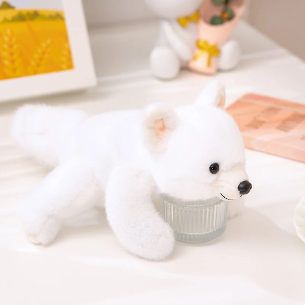 Kawaii Plush Dolls Raccoon Bear Lovely Lying Animal Pillow Cartoon Toy