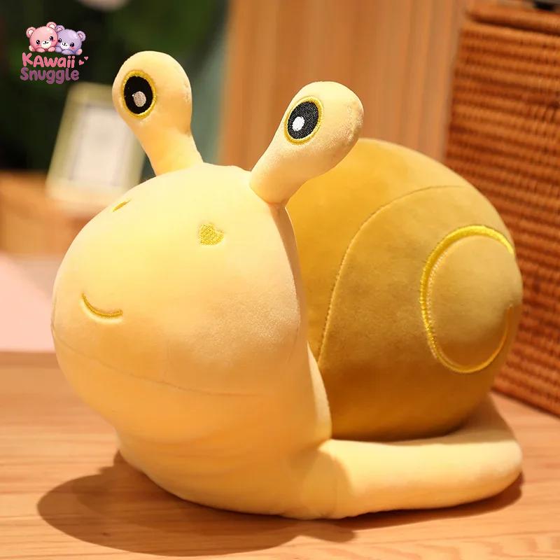 Lovely Snails Plush Toys: A Soft & Sweet Gift for Kids yellow Kawaii Snuggle