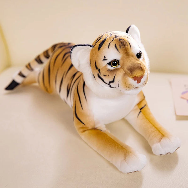 50cm Simulation Tiger Leopard Plush Cartoon Toys Home Decor Stuffed Cute Animals Dolls Soft Real Like Pillow for Kids Boys Gift